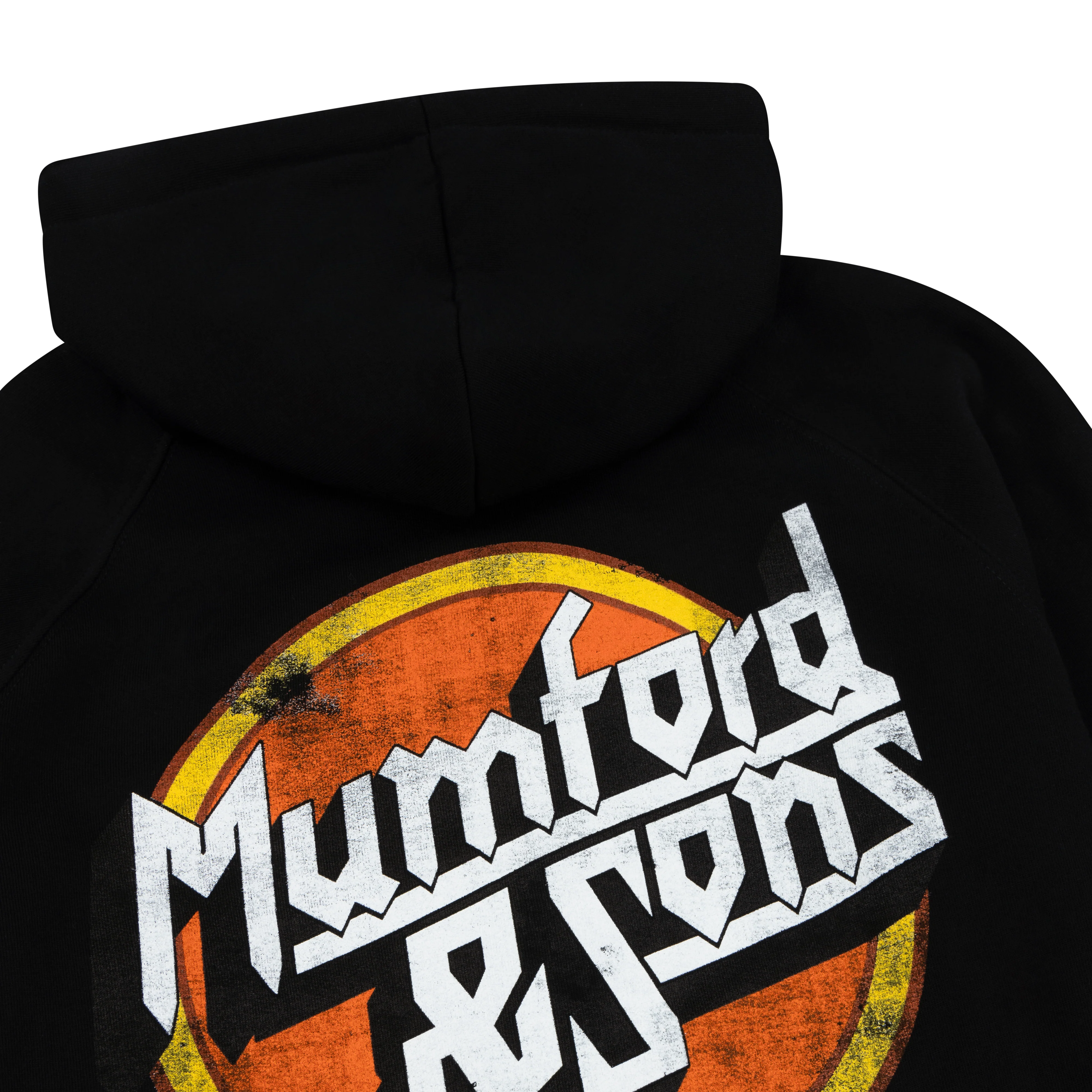 Black Wings Logo Print Zip Through Hoodie - Image 3